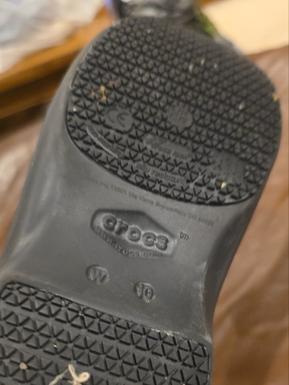 CROCS Womens Nerio II Black Slip-Ons Sz 10 - Picture 6 of 6
